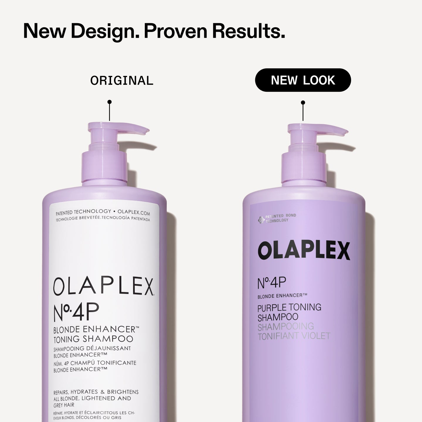 Nº.4P BLONDE ENHANCER™ PURPLE TONING SHAMPOO LITER - Image 4